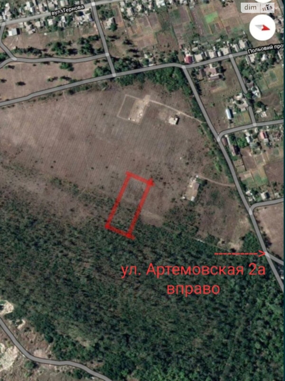 Земля под жилую застройку в Днепре, район Амур-Нижнеднепровский, площадь 1000 кв.м фото 1