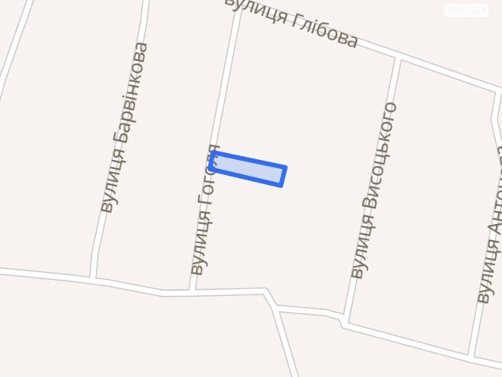 Земельна ділянка під житлову забудову в Гореничах, площа 0.1417 Га фото 1 Земельна ділянка під житлову забудову в Гореничах, площа 0.1417 Га фото 1