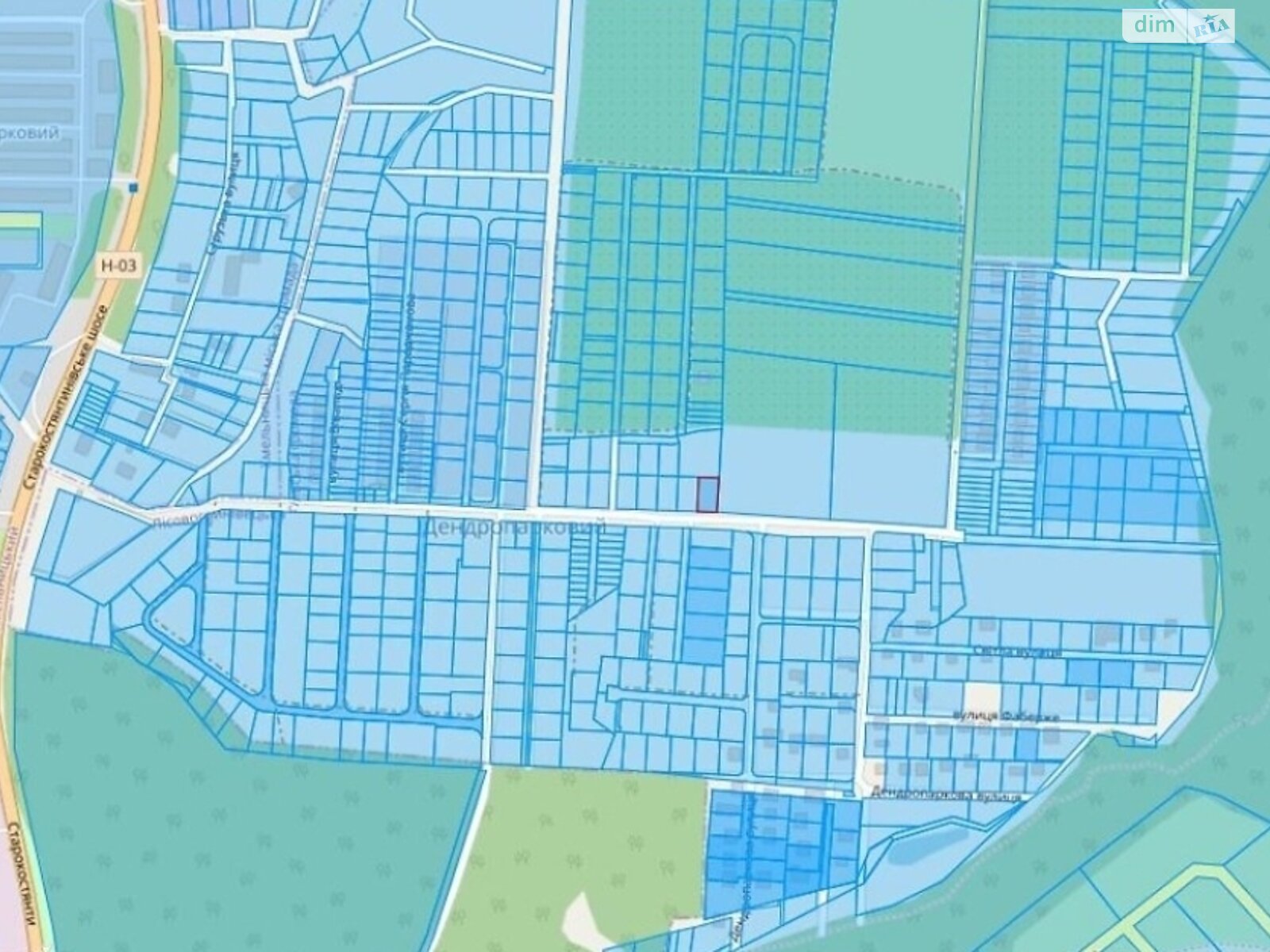 Земля под жилую застройку в Хмельницком, район Дендропарковый, площадь 6.4 сотки фото 1 Земля под жилую застройку в Хмельницком, район Дендропарковый, площадь 6.4 сотки фото 1