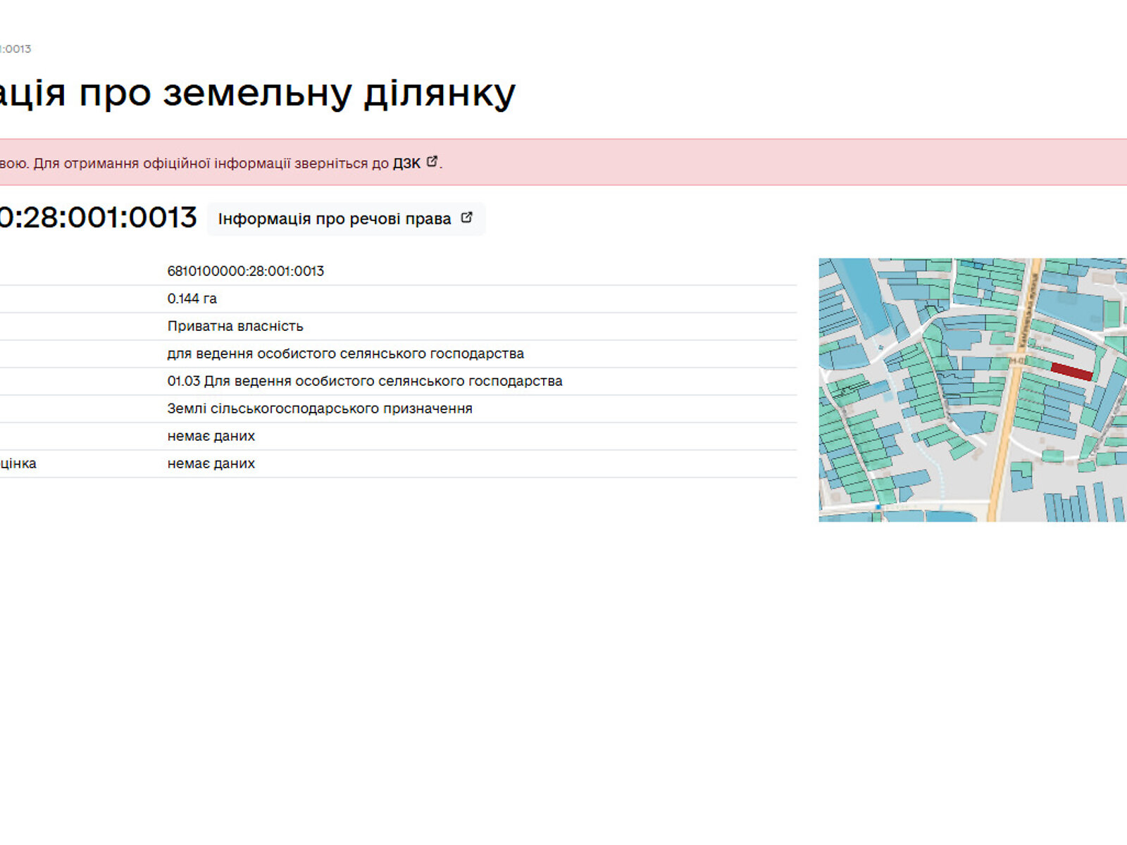 Земля под жилую застройку в Хмельницком, район Ружична, площадь 24.4 сотки фото 1