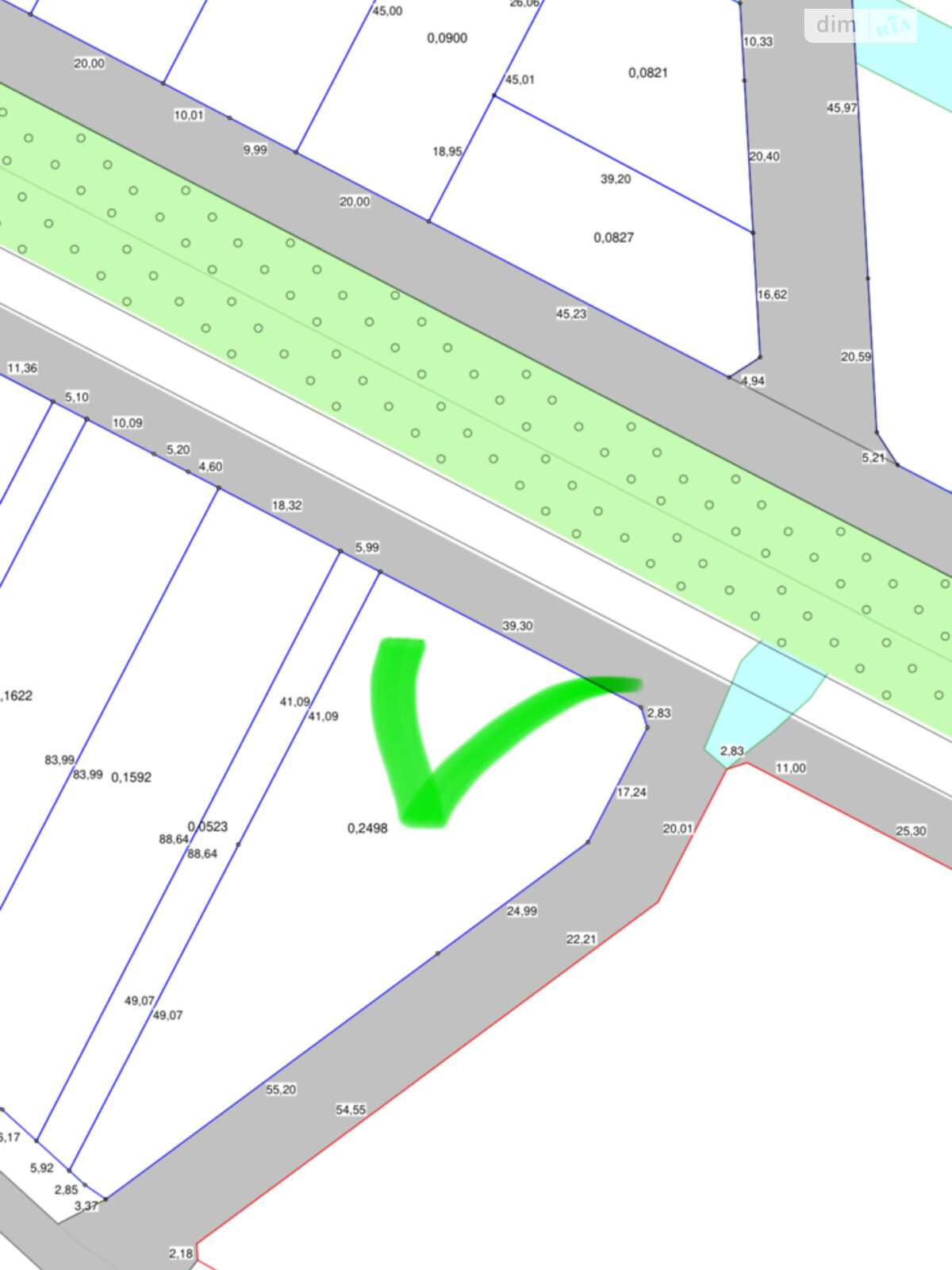 Земельна ділянка під житлову забудову в Ходосівкі, площа 10 соток фото 1 Земельна ділянка під житлову забудову в Ходосівкі, площа 10 соток фото 1