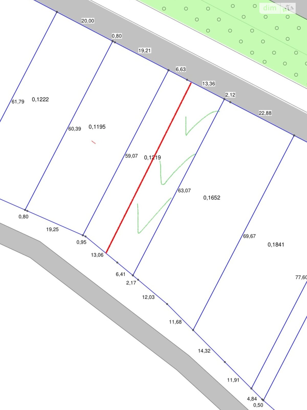 Земельный участок под жилую застройку в Ходосовке, площадь 6 соток фото 1 Земельный участок под жилую застройку в Ходосовке, площадь 6 соток фото 1