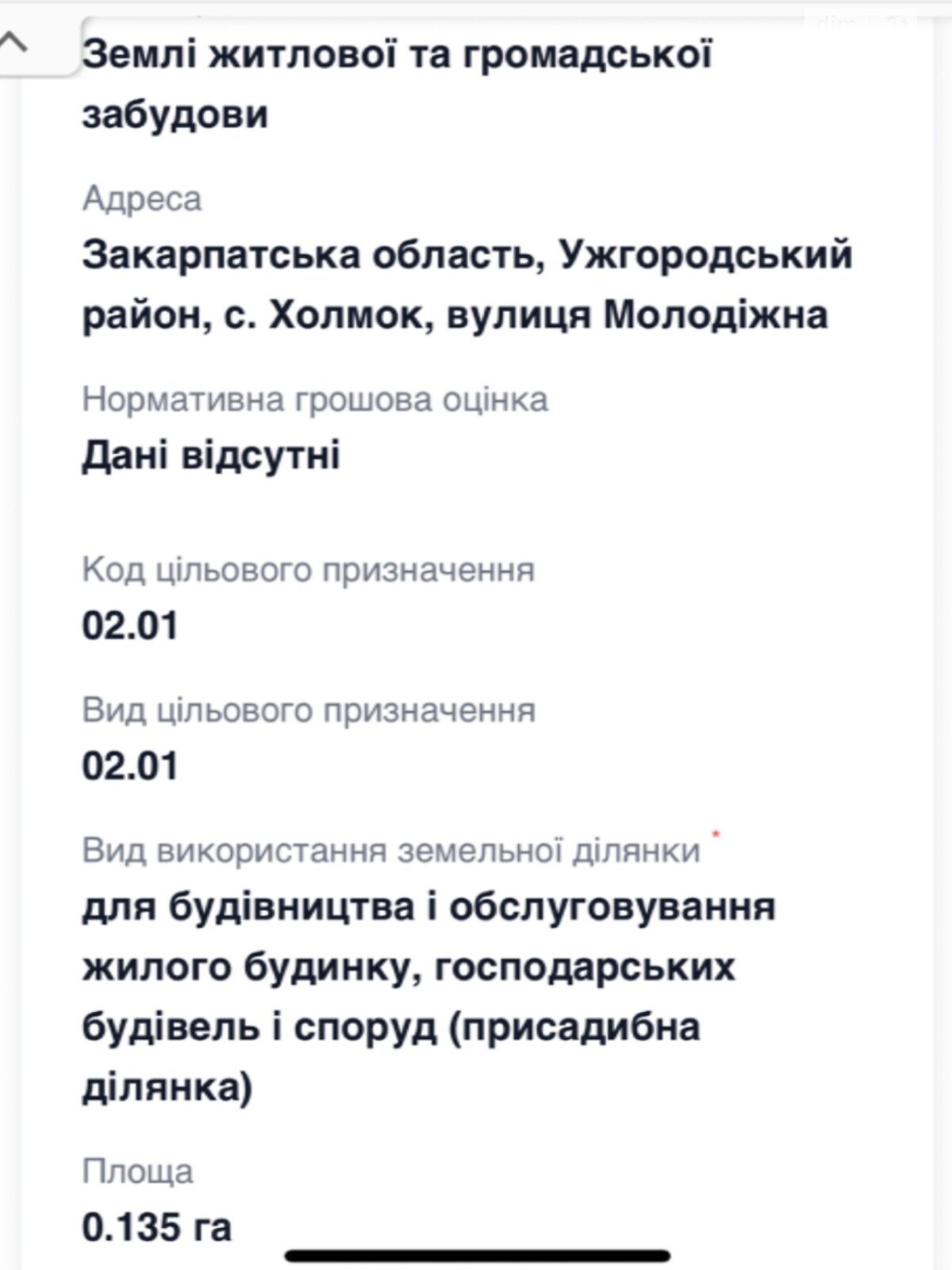 Земельна ділянка під житлову забудову в Холмку, площа 13.5 сотки фото 1
