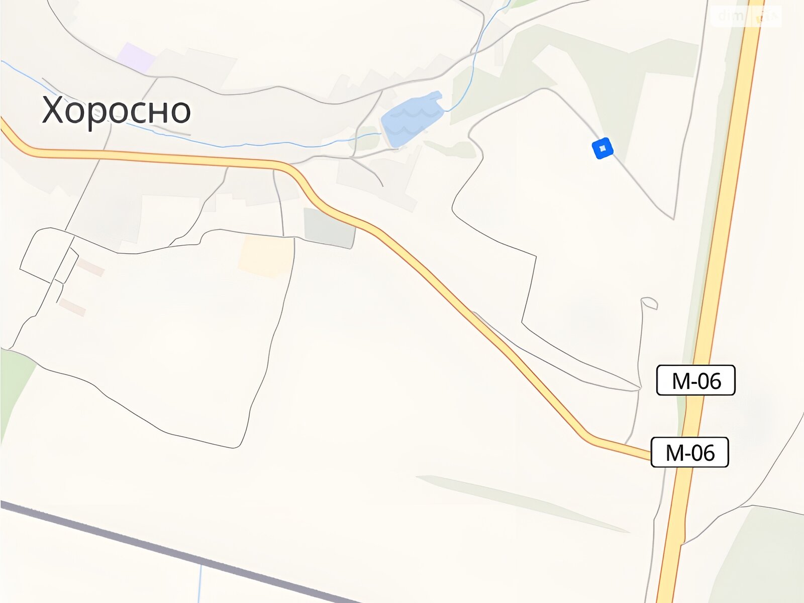 Земельна ділянка під житлову забудову в Хоросні, площа 0.1095 Га фото 1 Земельна ділянка під житлову забудову в Хоросні, площа 0.1095 Га фото 1
