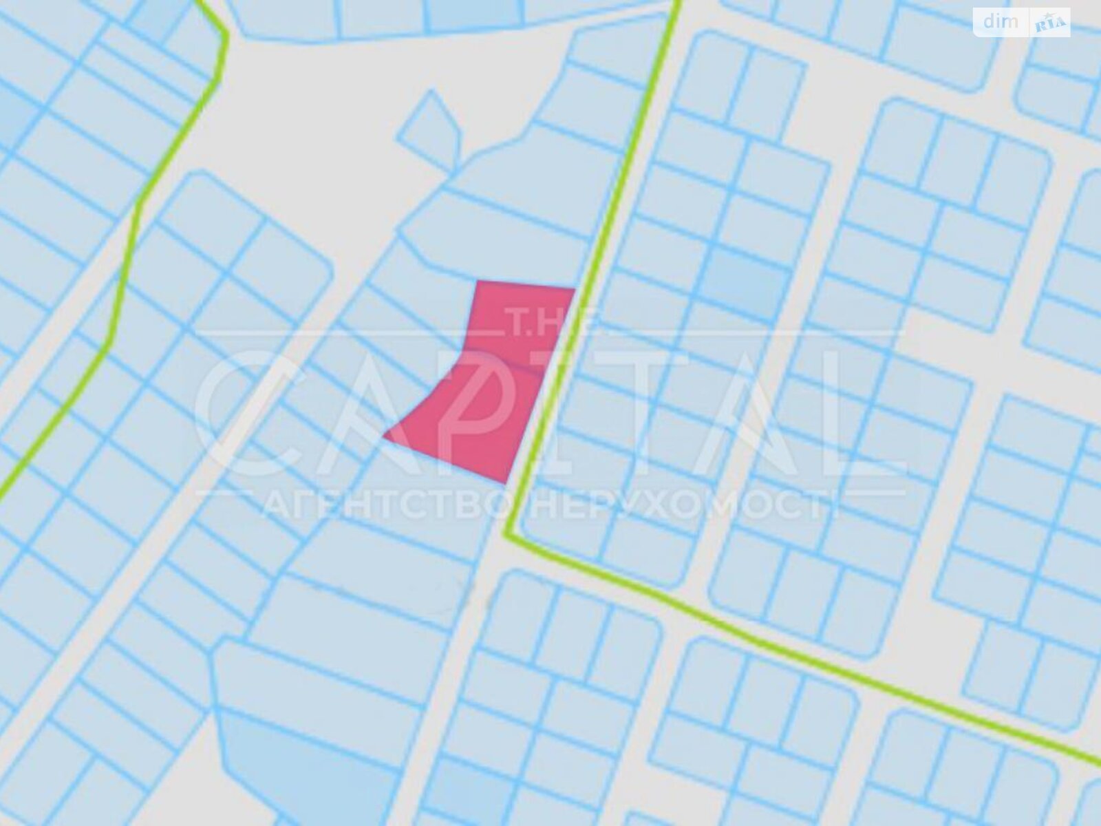 Земельный участок под жилую застройку в Хотове, площадь 26 соток фото 1