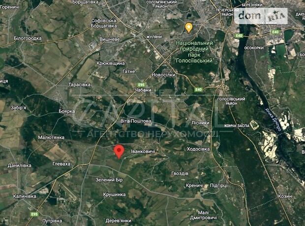 Земля под жилую застройку в Иванкове, район Иванков, площадь 48 соток фото 1 Земля под жилую застройку в Иванкове, район Иванков, площадь 48 соток фото 1