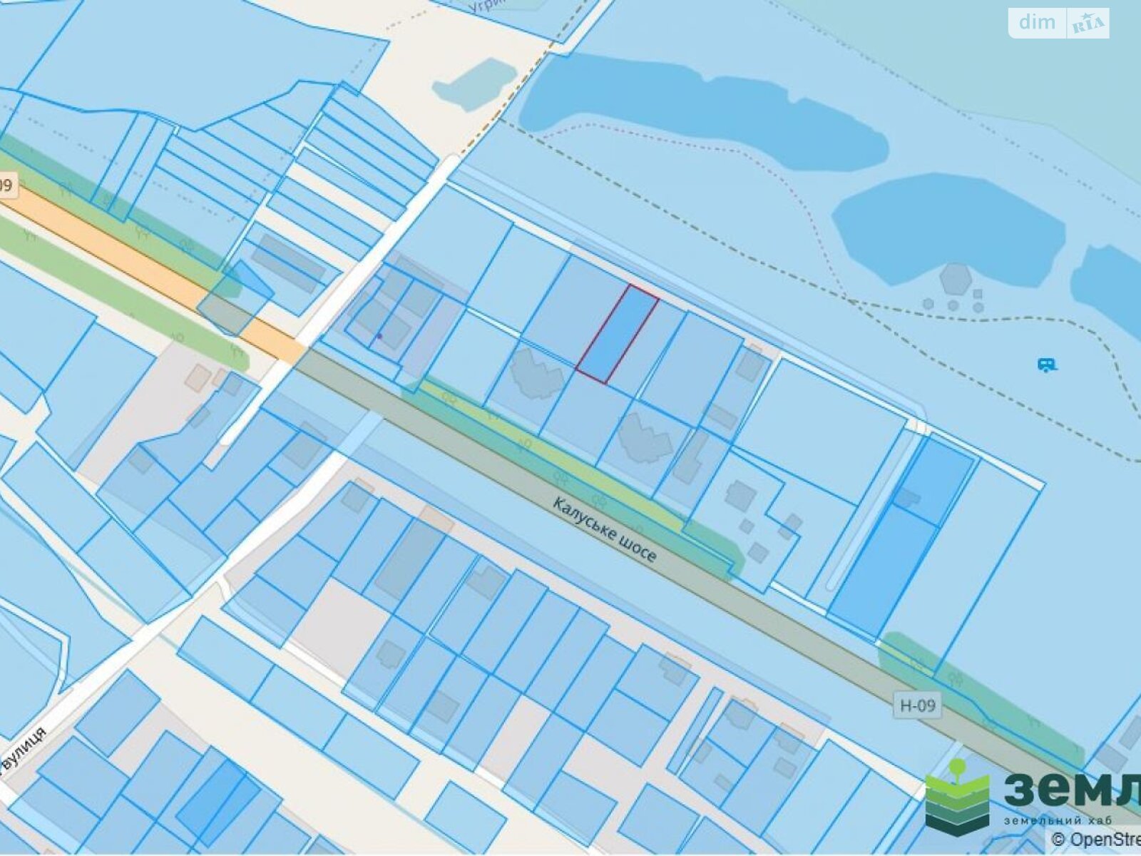 Земельный участок под жилую застройку в Угринове, площадь 9.21 сотки фото 1 Земельный участок под жилую застройку в Угринове, площадь 9.21 сотки фото 1