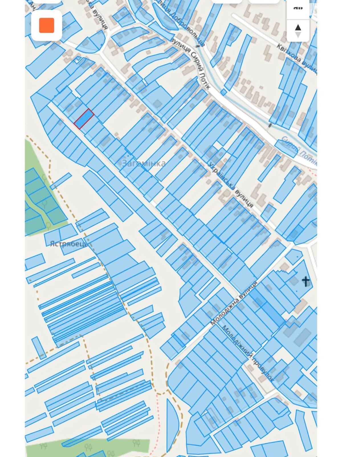 Земельный участок под жилую застройку в Каменице, площадь 7.48 сотки фото 1 Земельный участок под жилую застройку в Каменице, площадь 7.48 сотки фото 1