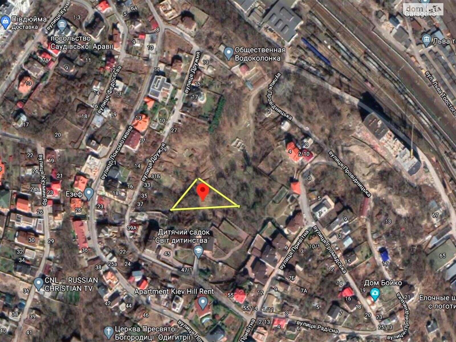 Земля под жилую застройку в Киеве, район Батыева Гора, площадь 10 соток фото 1