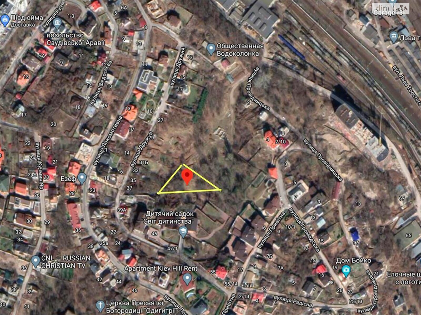 Земля под жилую застройку в Киеве, район Батыева Гора, площадь 10 соток фото 1