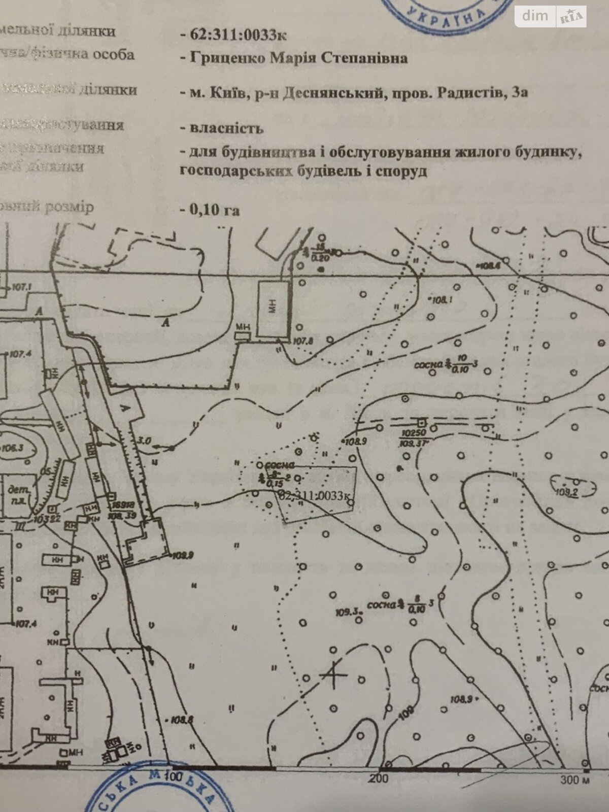 Земля под жилую застройку в Киеве, район Быковня, площадь 9.85 сотки фото 1