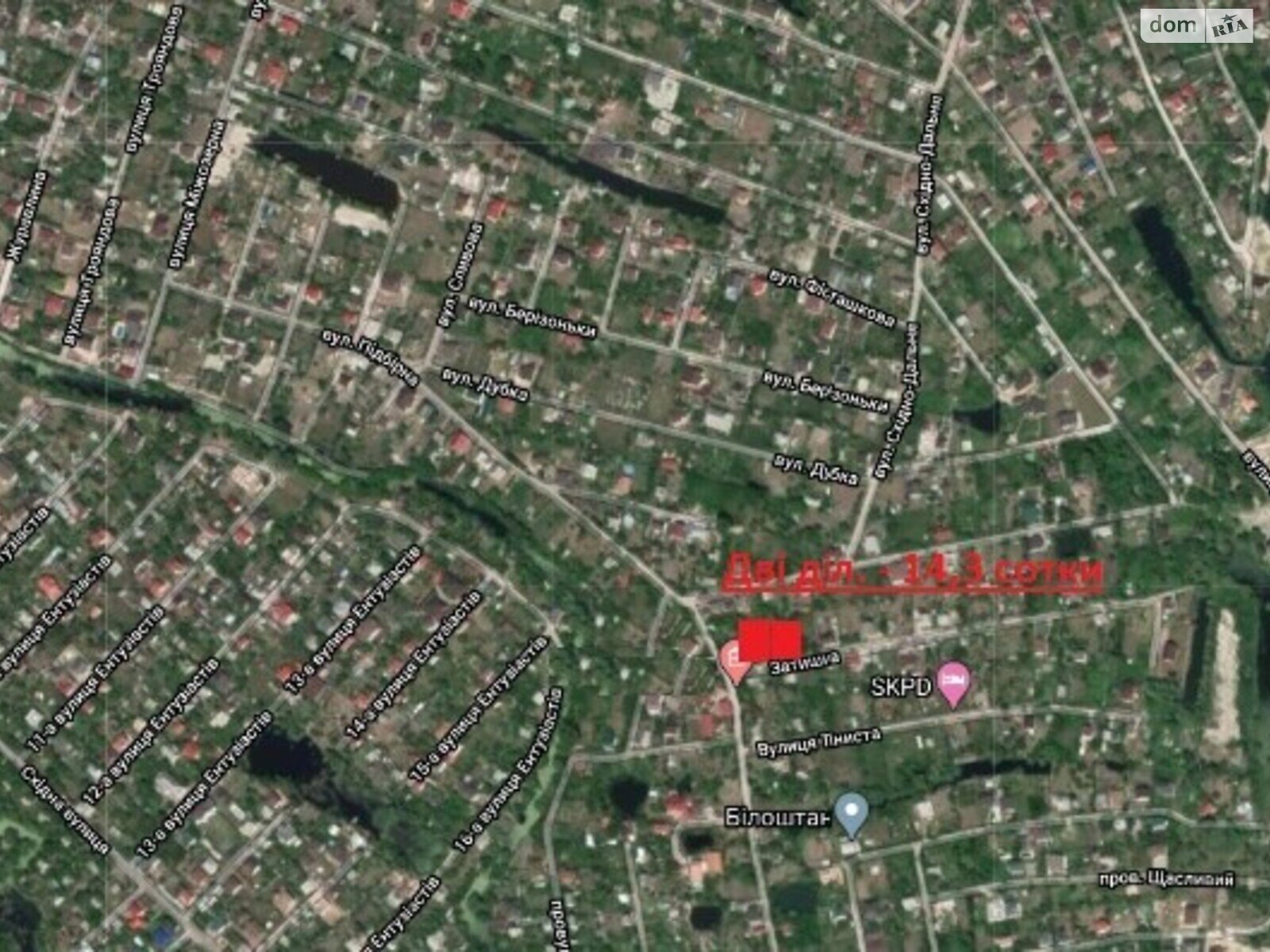 Земля під житлову забудову в Києві, район Осокорки, площа 14.3 сотки фото 1 Земля під житлову забудову в Києві, район Осокорки, площа 14.3 сотки фото 1