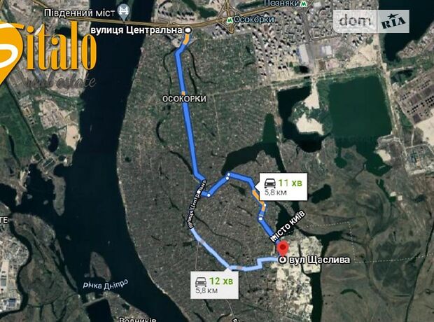 Земля под жилую застройку в Киеве, район Осокорки, площадь 11 соток фото 1 Земля под жилую застройку в Киеве, район Осокорки, площадь 11 соток фото 1