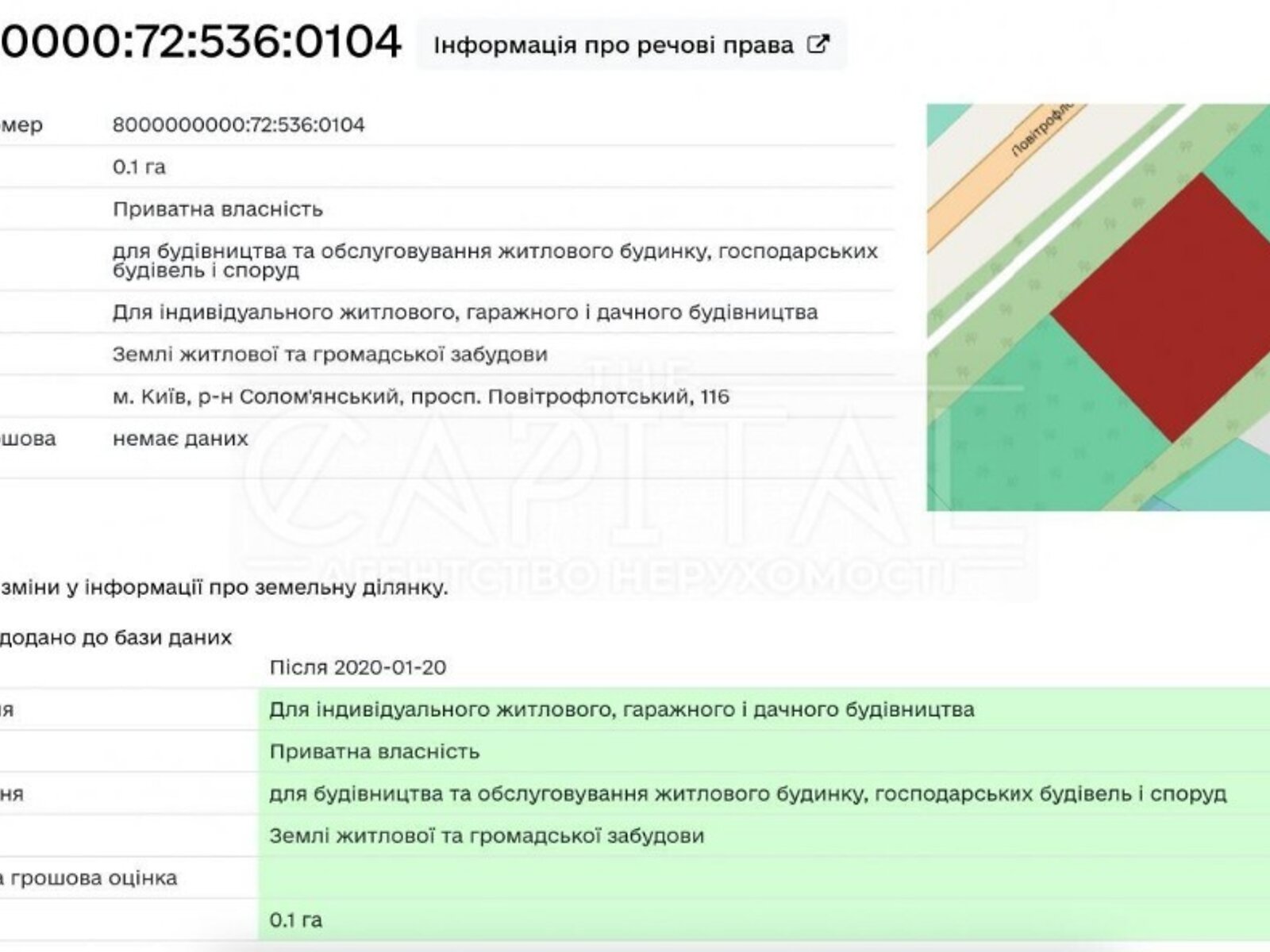 Земля під житлову забудову в Києві, район Солом’янський, площа 20 соток фото 1