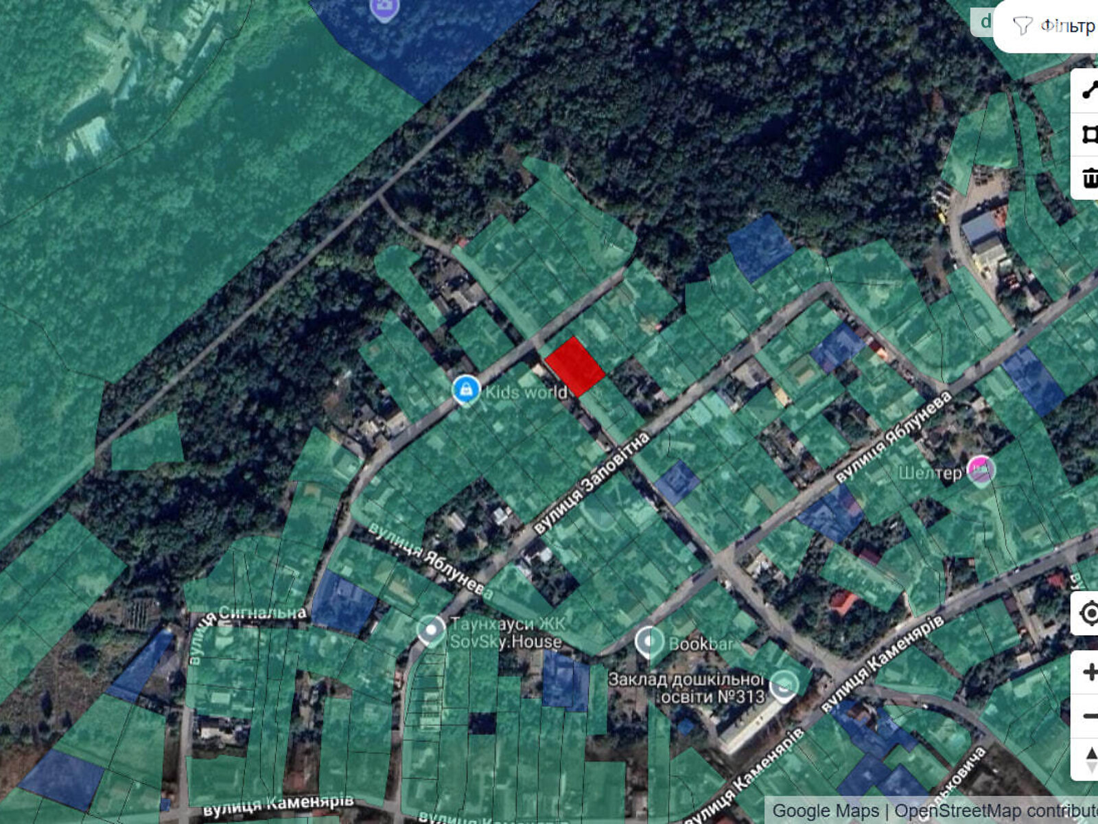 Земля під житлову забудову в Києві, район Совки, площа 7.19 сотки фото 1