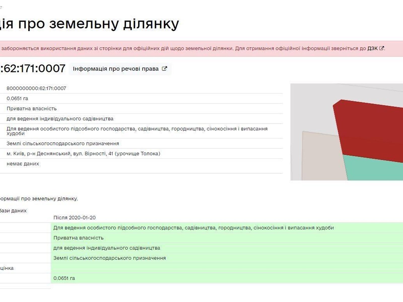 Земля під житлову забудову в Києві, район Троєщина, площа 6.51 сотки фото 1 Земля під житлову забудову в Києві, район Троєщина, площа 6.51 сотки фото 1
