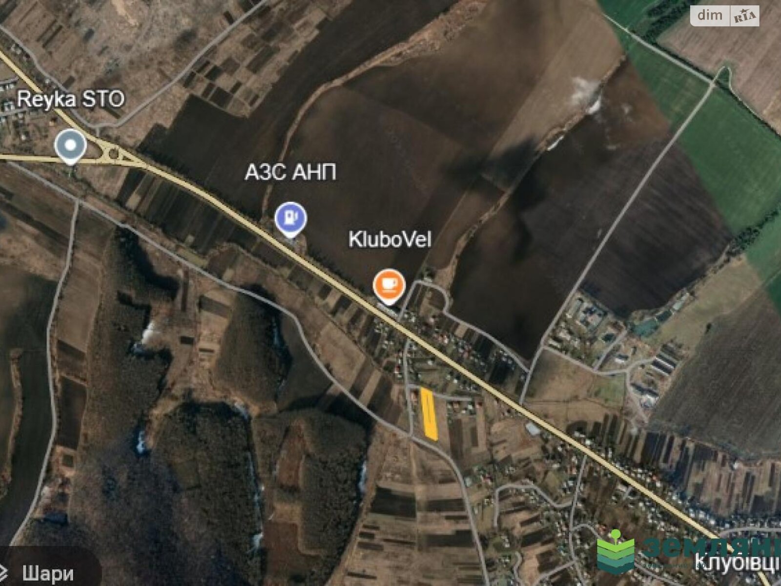 Земельный участок под жилую застройку в Клубовцах, площадь 32.87 сотки фото 1 Земельный участок под жилую застройку в Клубовцах, площадь 32.87 сотки фото 1