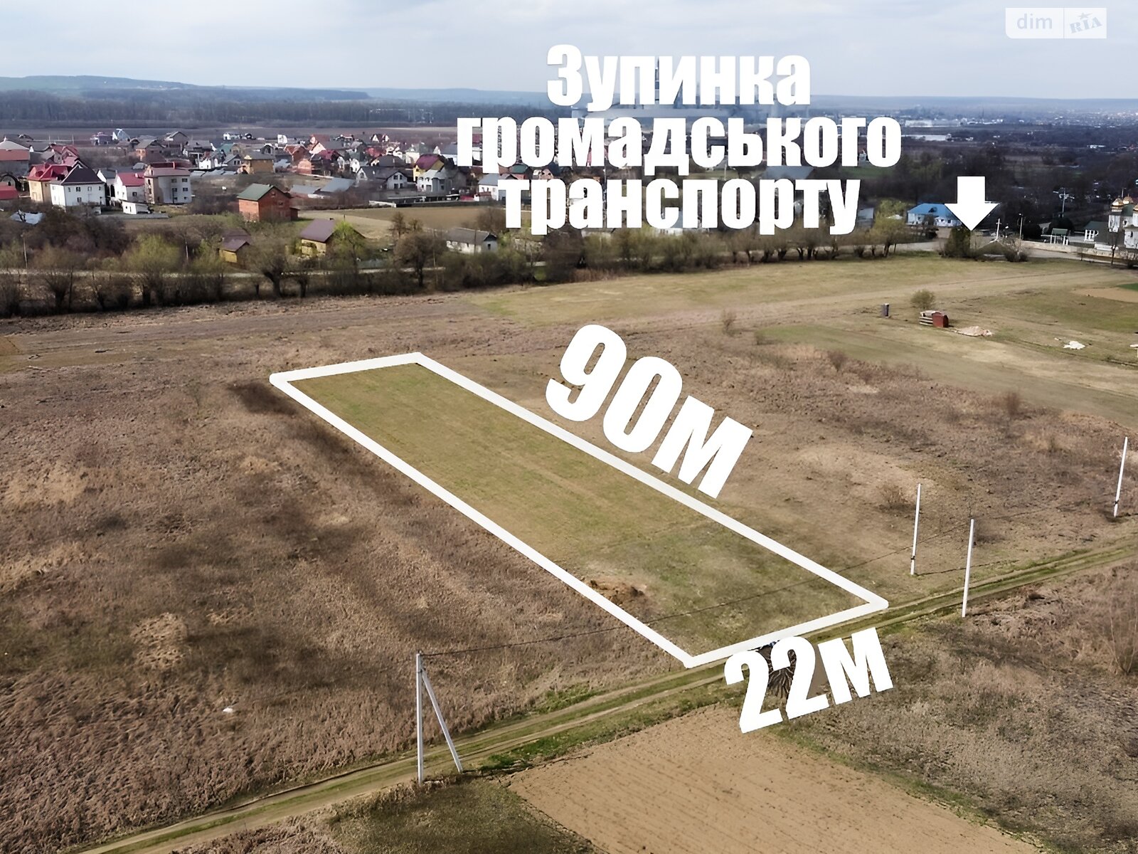Земельна ділянка під житлову забудову в Клузові, площа 19 соток фото 1 Земельна ділянка під житлову забудову в Клузові, площа 19 соток фото 1