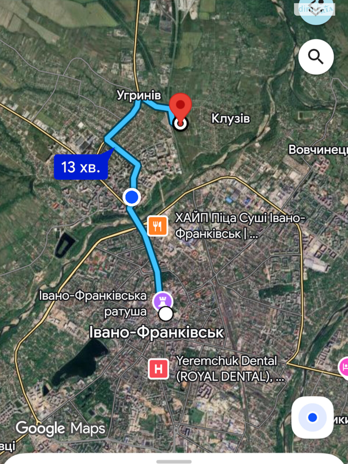 Земельна ділянка під житлову забудову в Клузові, площа 21 сотка фото 1 Земельна ділянка під житлову забудову в Клузові, площа 21 сотка фото 1