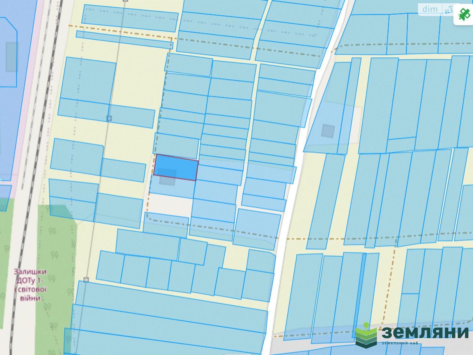 Земельный участок под жилую застройку в Клузове, площадь 9.68 сотки фото 1