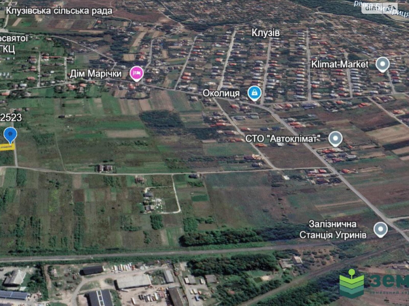 Земельный участок под жилую застройку в Клузове, площадь 5.73 сотки фото 1