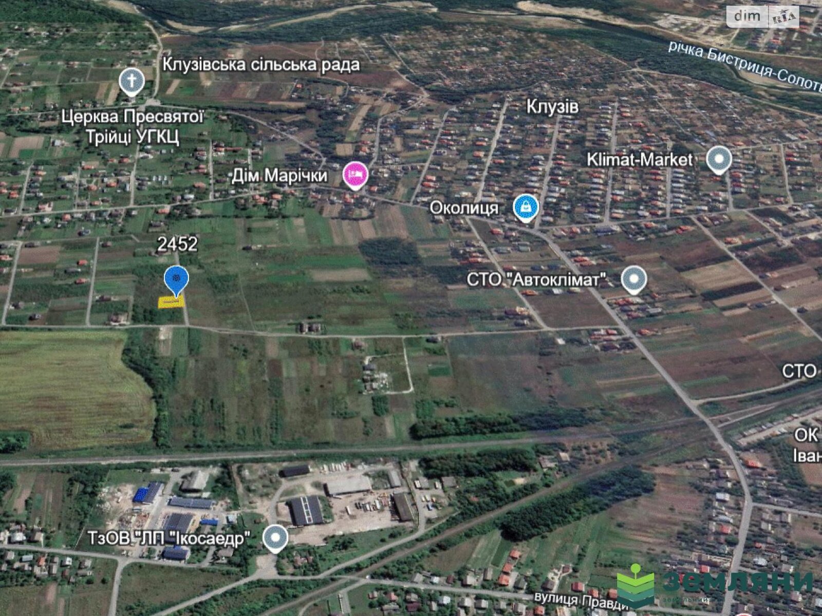 Земельный участок под жилую застройку в Клузове, площадь 5.95 сотки фото 1 Земельный участок под жилую застройку в Клузове, площадь 5.95 сотки фото 1