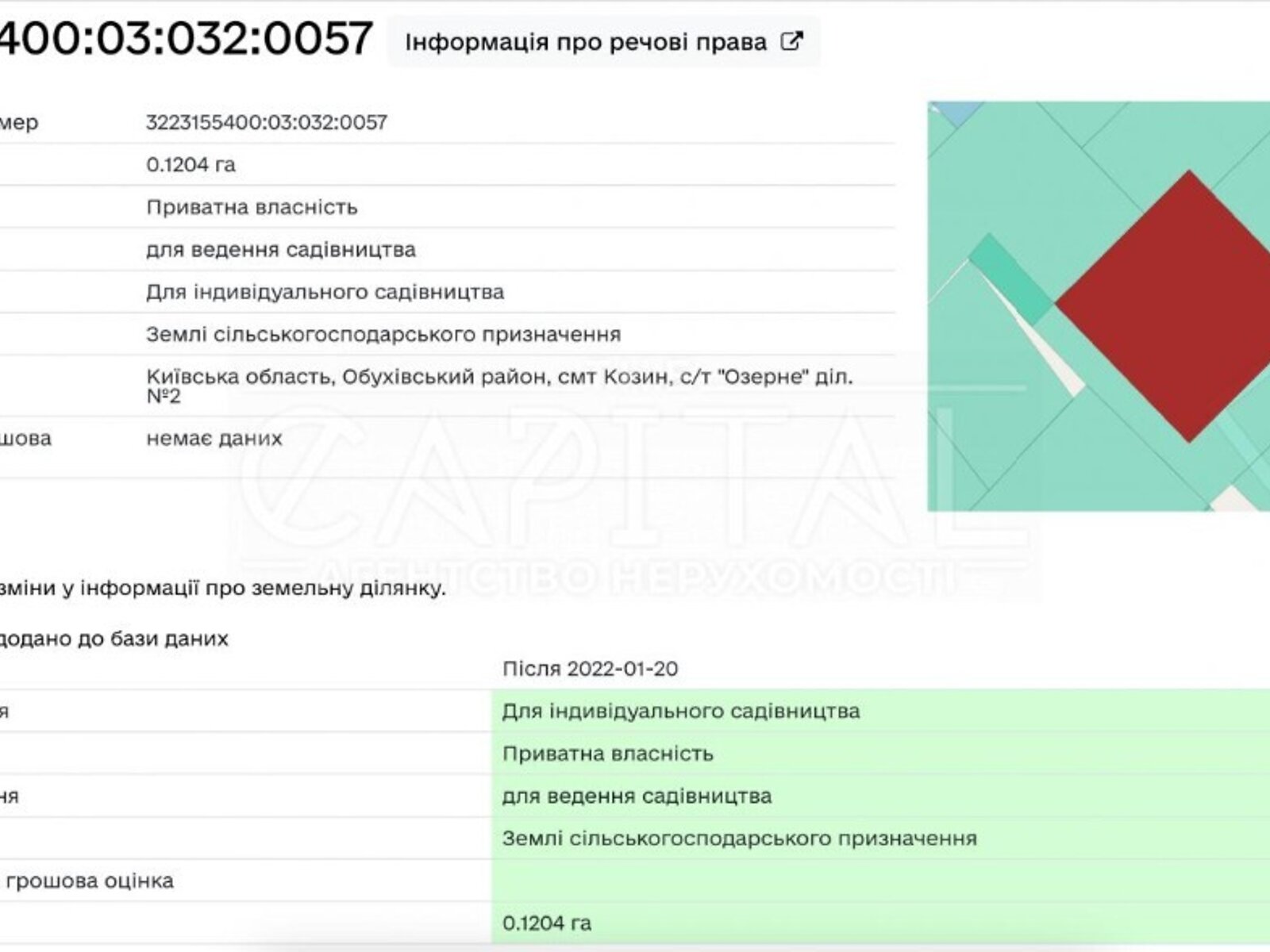 Земельна ділянка під житлову забудову в Конча-Заспі, площа 25.1 сотки фото 1