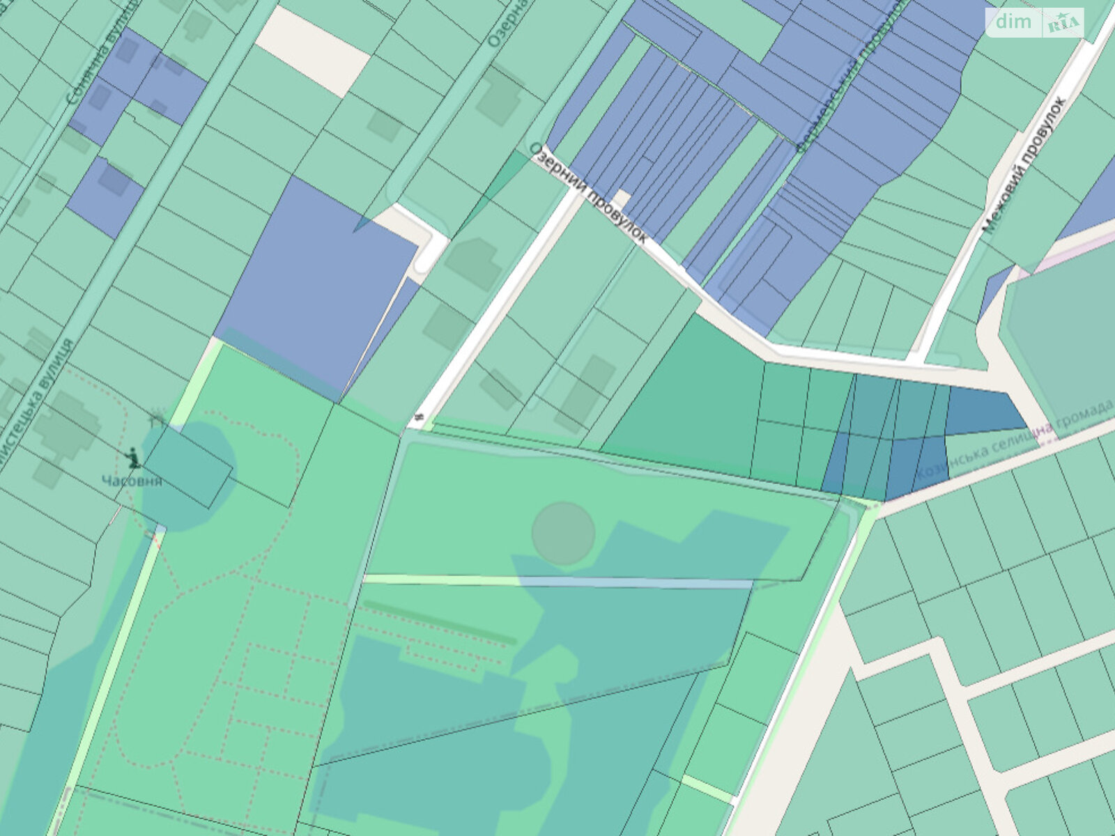 Земельный участок под жилую застройку в Козине, площадь 21.06 сотки фото 1 Земельный участок под жилую застройку в Козине, площадь 21.06 сотки фото 1