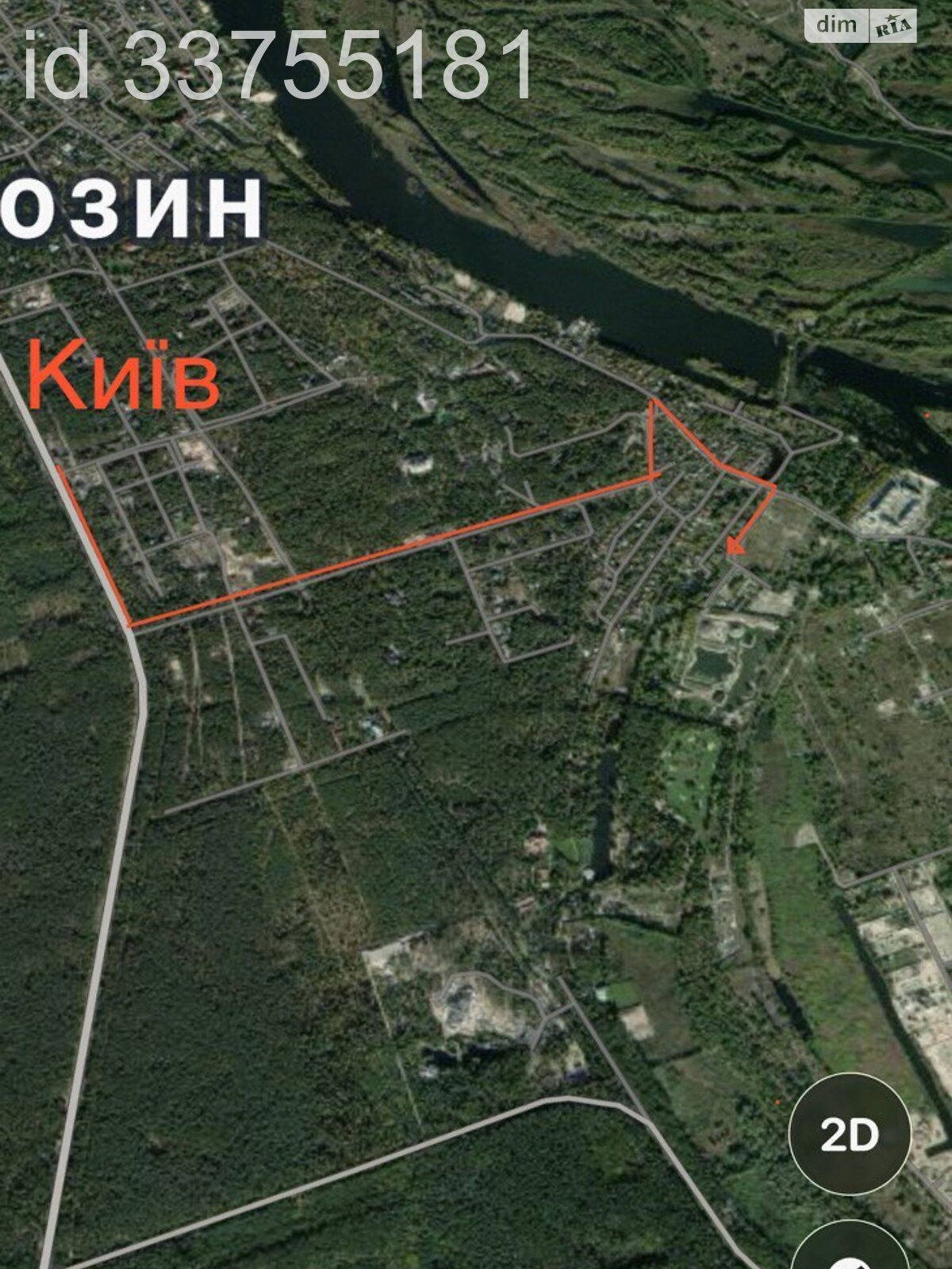 Земельна ділянка під житлову забудову в Козині, площа 25.16 сотки фото 1