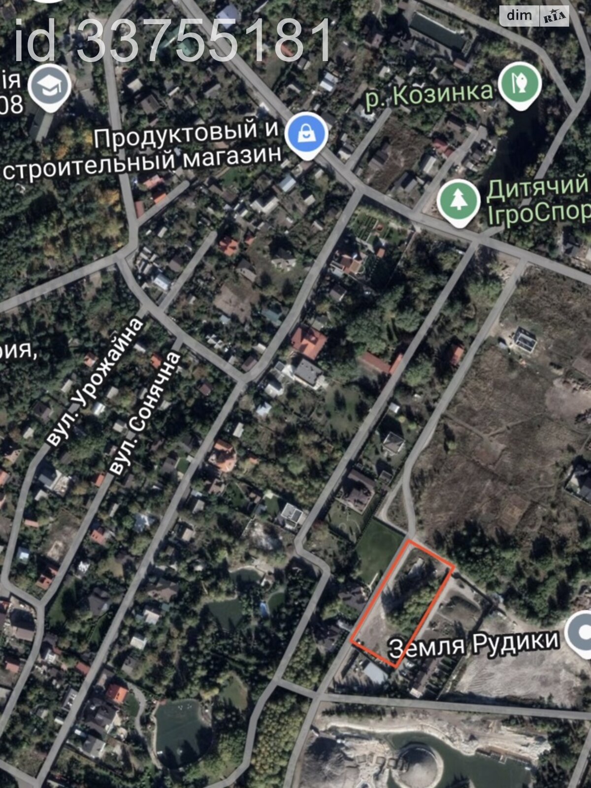 Земельна ділянка під житлову забудову в Козині, площа 25.16 сотки фото 1