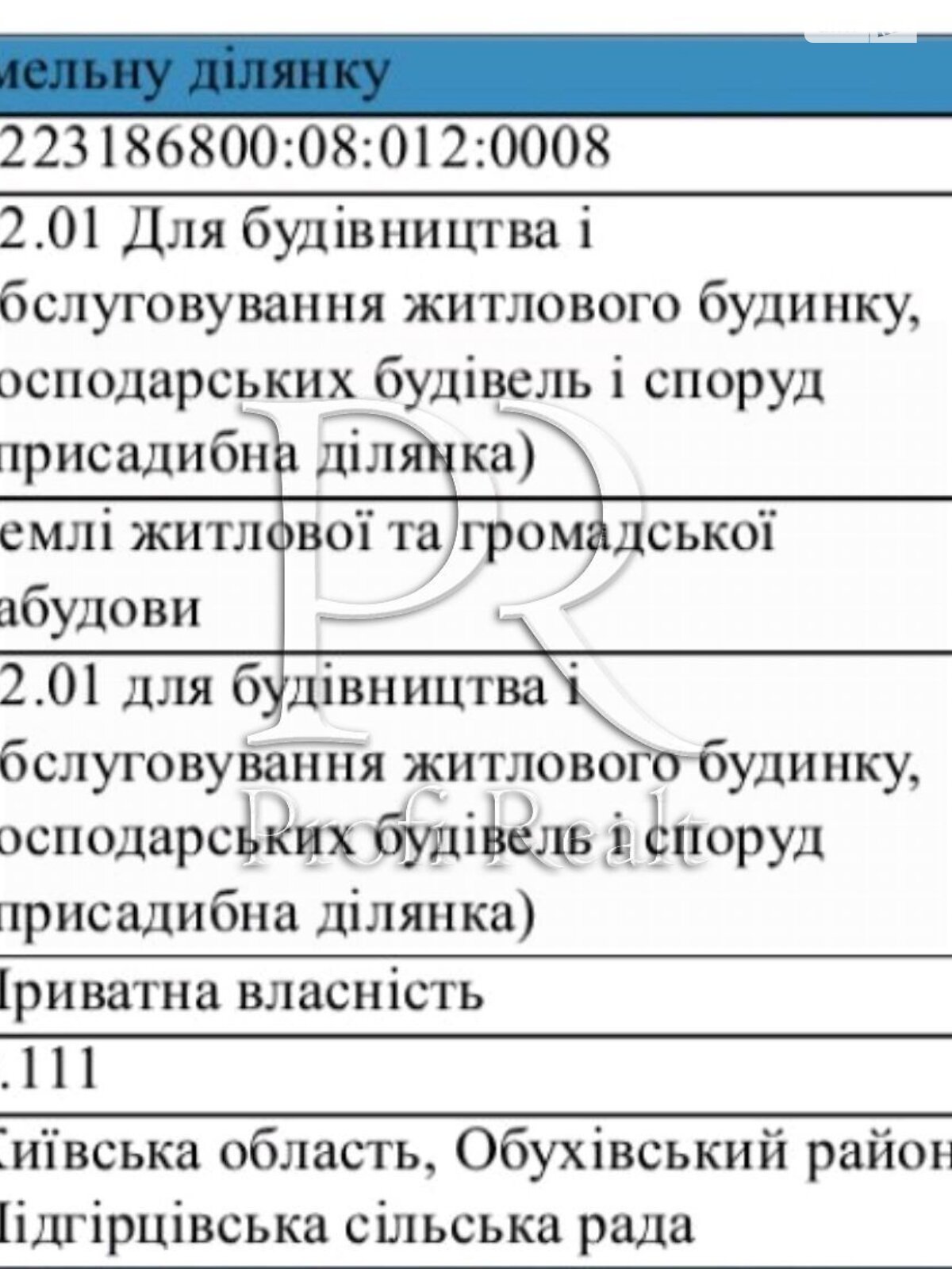 Земельна ділянка під житлову забудову в Креничах, площа 11 соток фото 1 Земельна ділянка під житлову забудову в Креничах, площа 11 соток фото 1