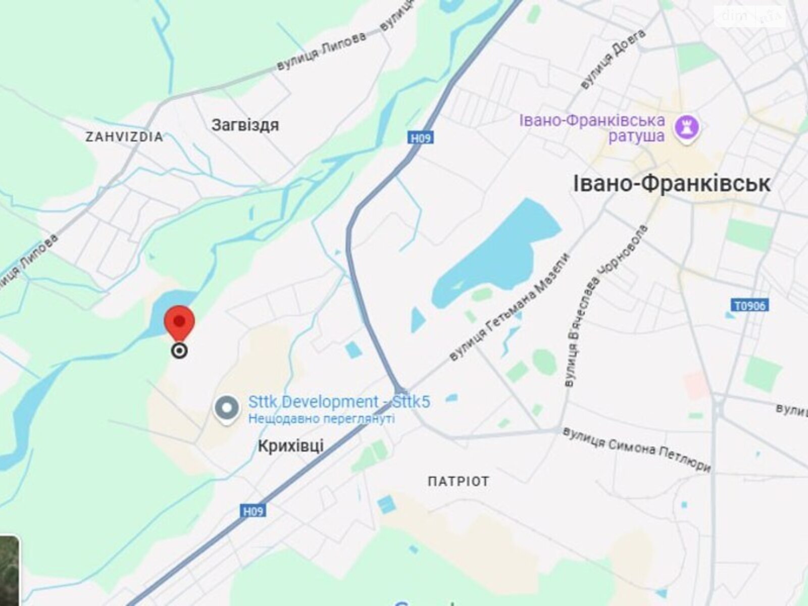 Земельный участок под жилую застройку в Криховцах, площадь 8.88 сотки фото 1 Земельный участок под жилую застройку в Криховцах, площадь 8.88 сотки фото 1