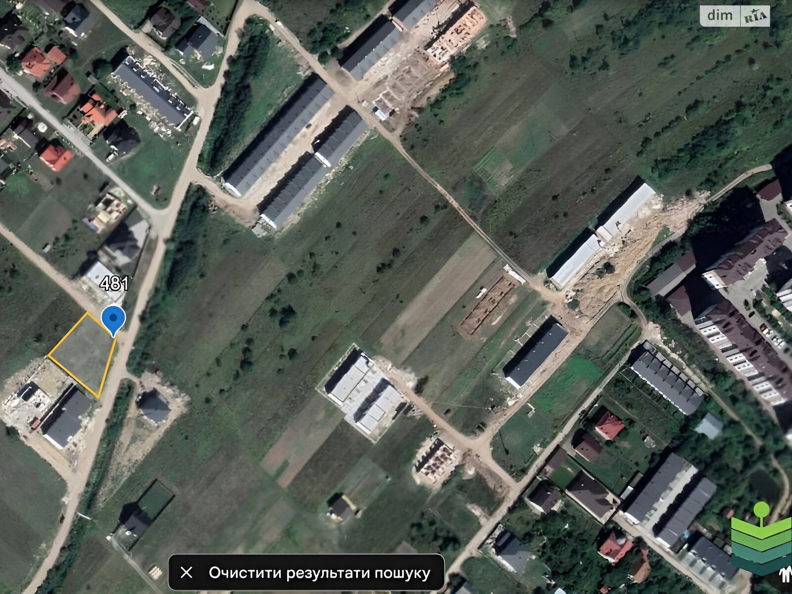 Земельна ділянка під житлову забудову в Крихівцях, площа 11.35 сотки фото 1 Земельна ділянка під житлову забудову в Крихівцях, площа 11.35 сотки фото 1