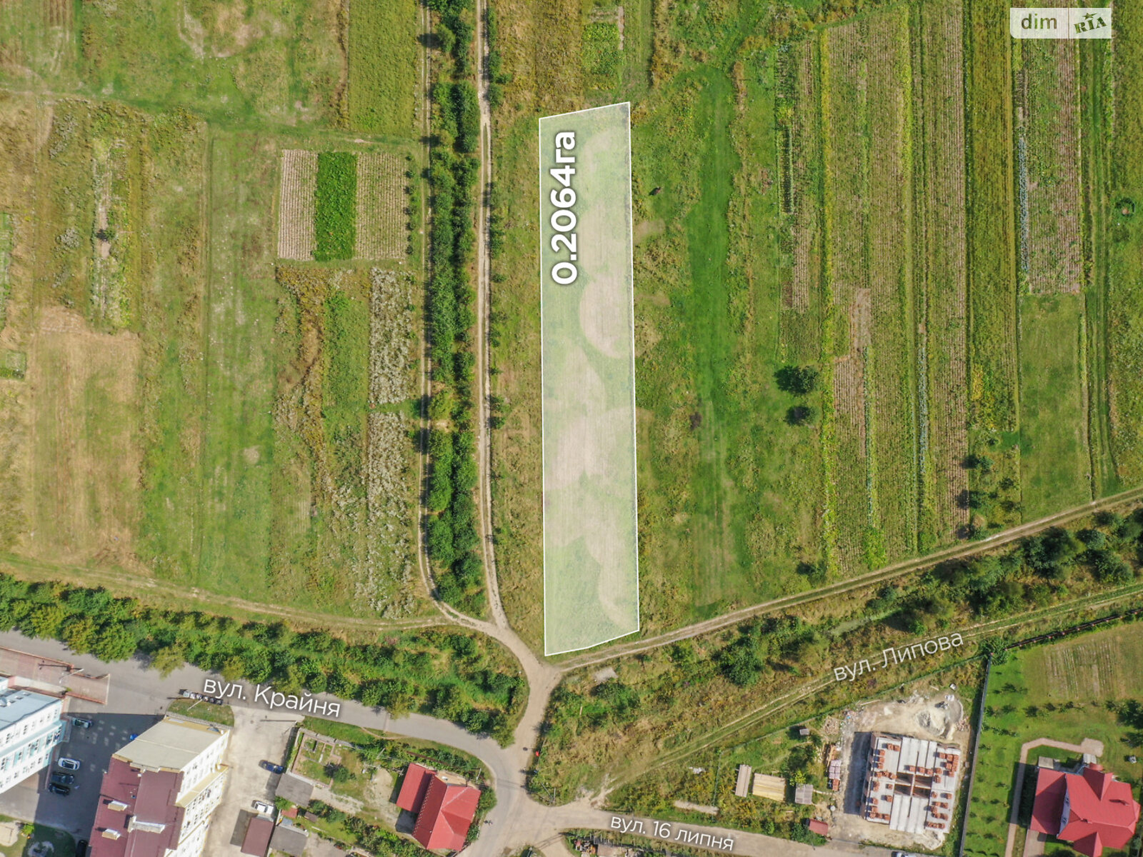 Земельный участок под жилую застройку в Криховцах, площадь 20.64 сотки фото 1