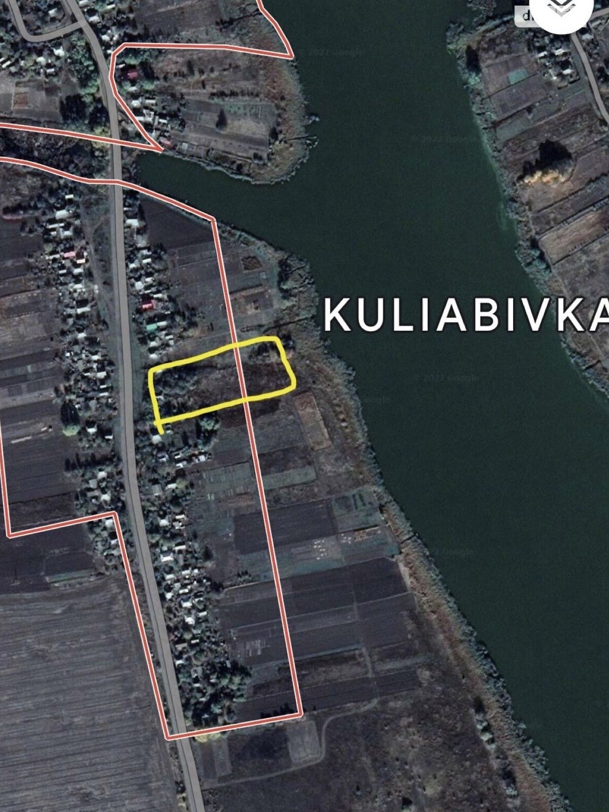 Земельный участок под жилую застройку в Кулябовке, площадь 50 соток фото 1 Земельный участок под жилую застройку в Кулябовке, площадь 50 соток фото 1