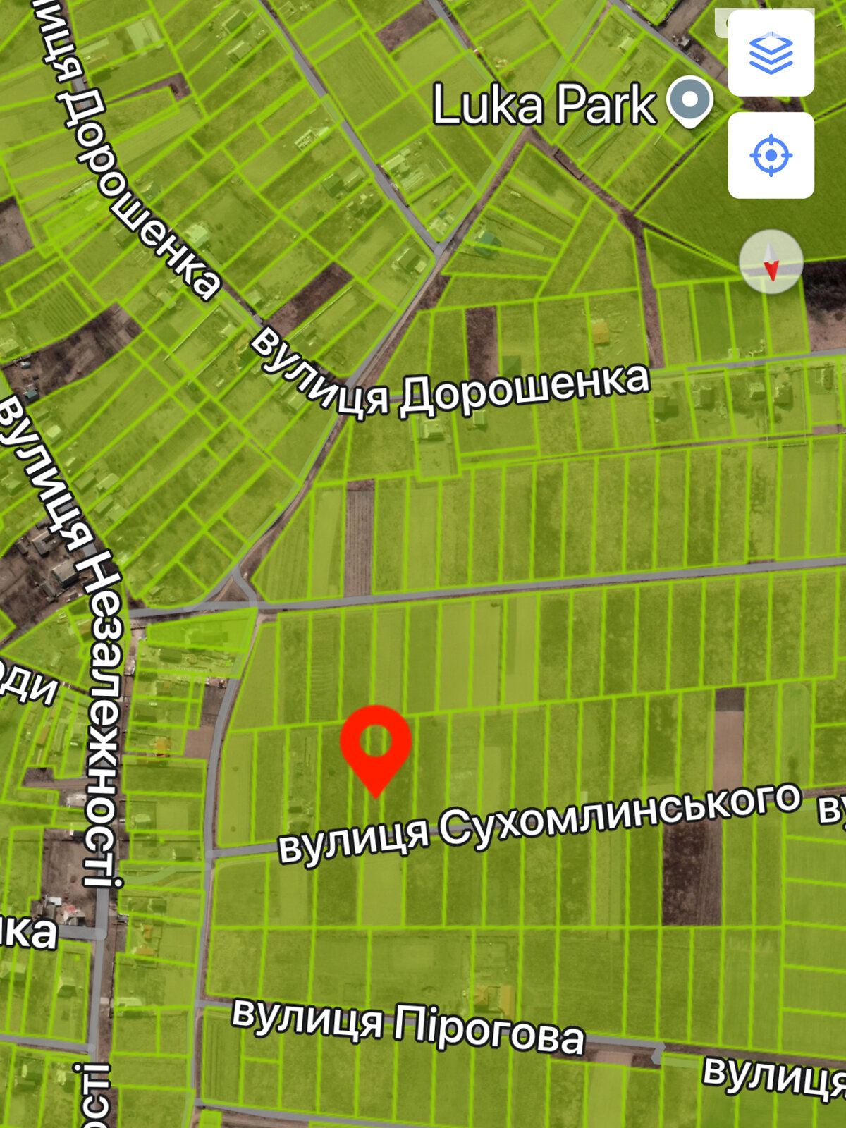 Земельный участок под жилую застройку в Луке-Мелешковской, площадь 20 соток фото 1