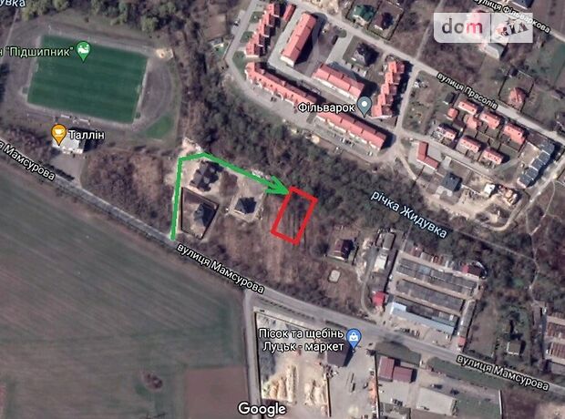 Земля под жилую застройку в Луцке, район Гнидава, площадь 10 соток фото 1 Земля под жилую застройку в Луцке, район Гнидава, площадь 10 соток фото 1