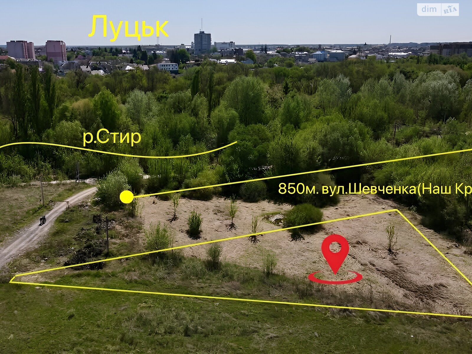 Земельна ділянка під житлову забудову в Заборолі, площа 20 соток фото 1 Земельна ділянка під житлову забудову в Заборолі, площа 20 соток фото 1
