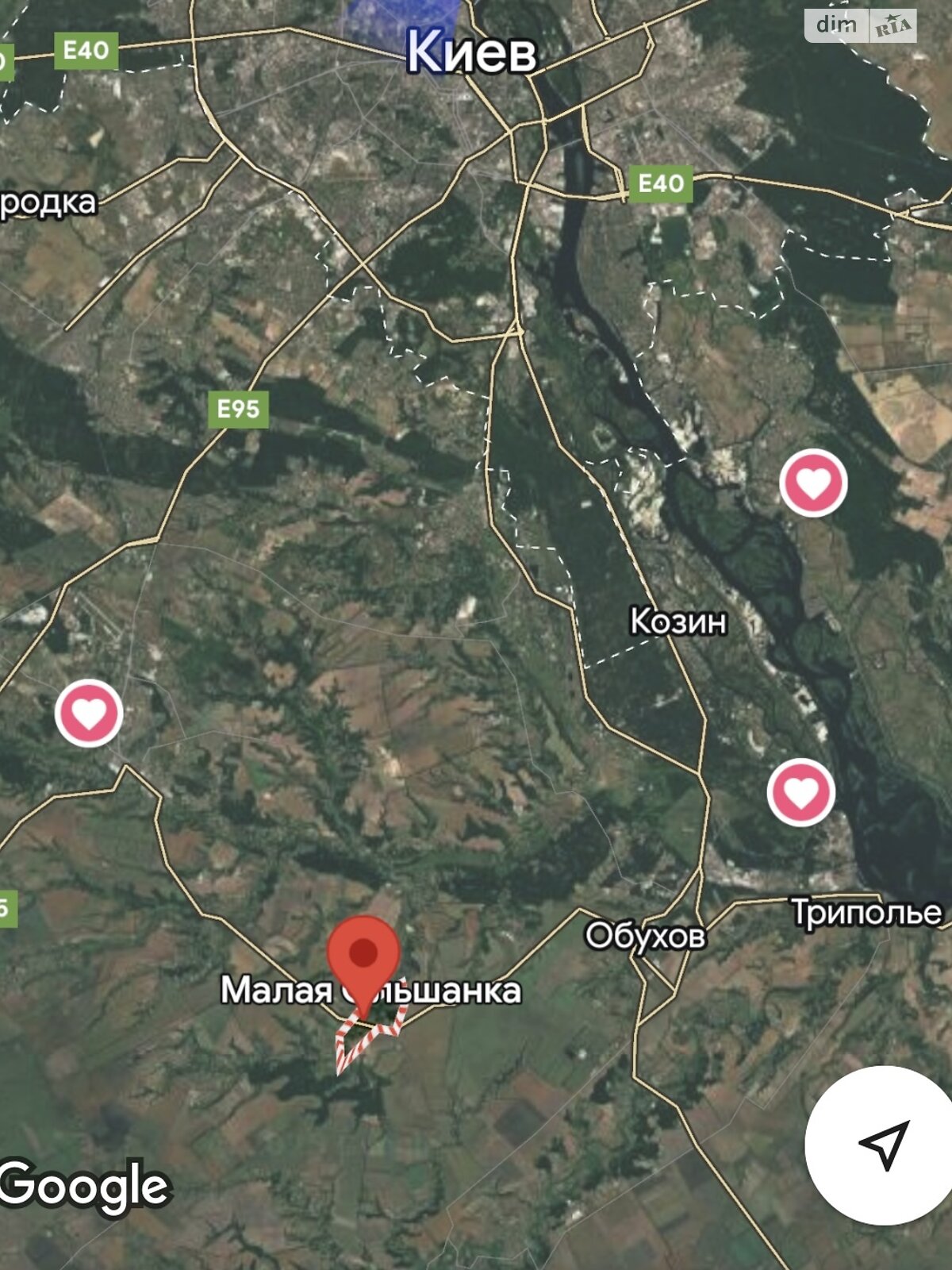 Земельный участок под жилую застройку в Малой Ольшанке, площадь 22 сотки фото 1 Земельный участок под жилую застройку в Малой Ольшанке, площадь 22 сотки фото 1