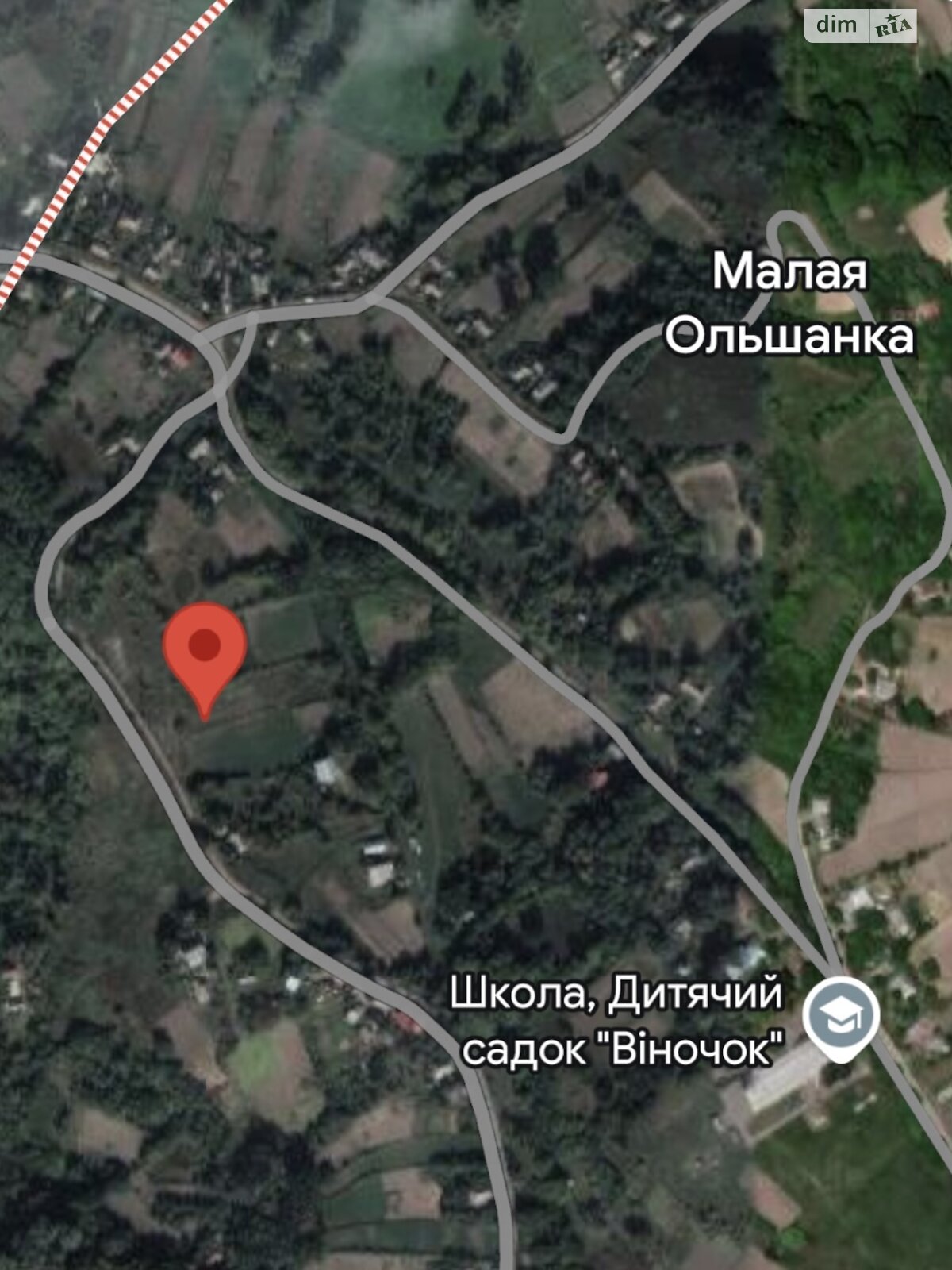 Земельный участок под жилую застройку в Малой Ольшанке, площадь 22 сотки фото 1 Земельный участок под жилую застройку в Малой Ольшанке, площадь 22 сотки фото 1