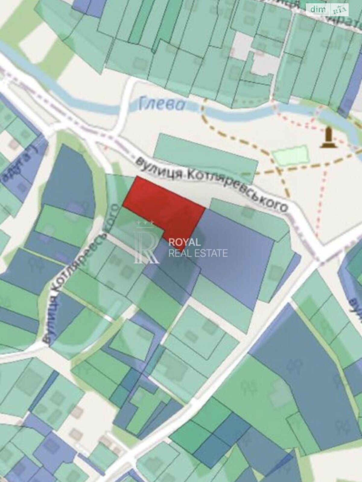 Земельный участок под жилую застройку в Малютянке, площадь 43.7 сотки фото 1 Земельный участок под жилую застройку в Малютянке, площадь 43.7 сотки фото 1