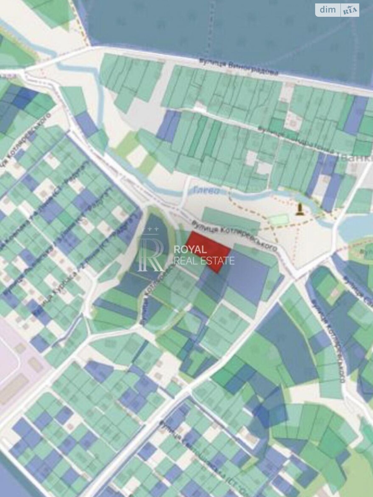 Земельный участок под жилую застройку в Малютянке, площадь 43.7 сотки фото 1 Земельный участок под жилую застройку в Малютянке, площадь 43.7 сотки фото 1