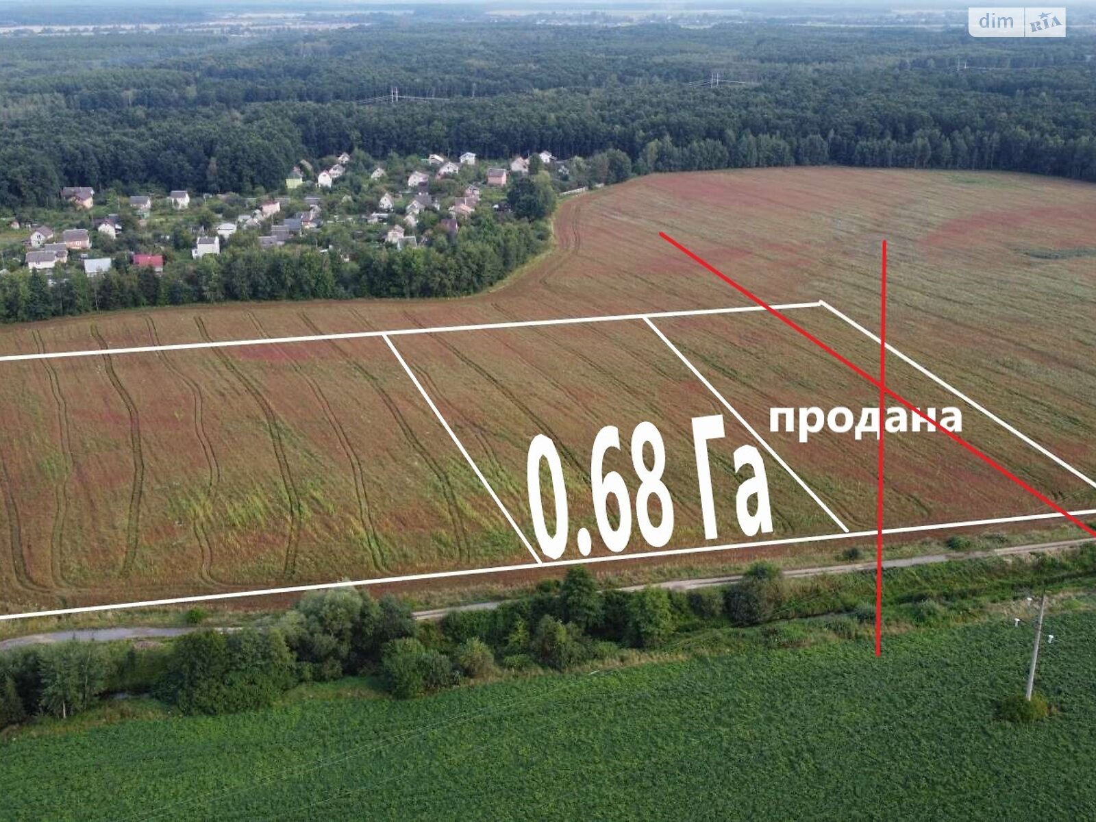 Земельный участок под жилую застройку в Марковцах, площадь 1.39 Га фото 1