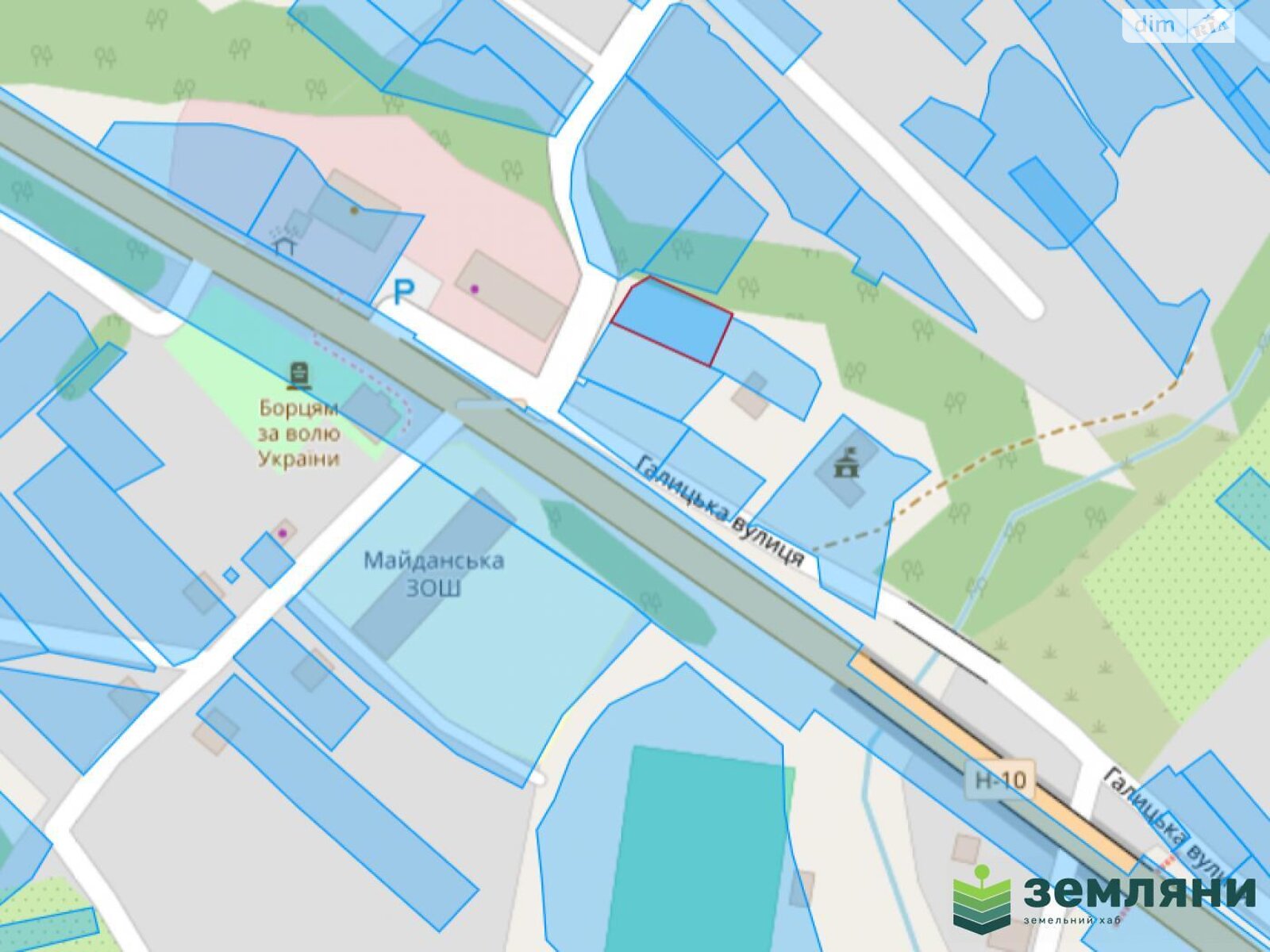 Земельный участок под жилую застройку в Майдане, площадь 8 соток фото 1
