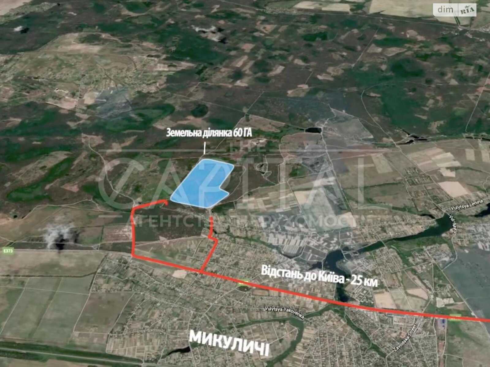 Земельный участок под жилую застройку в Микуличах, площадь 6000 соток фото 1 Земельный участок под жилую застройку в Микуличах, площадь 6000 соток фото 1