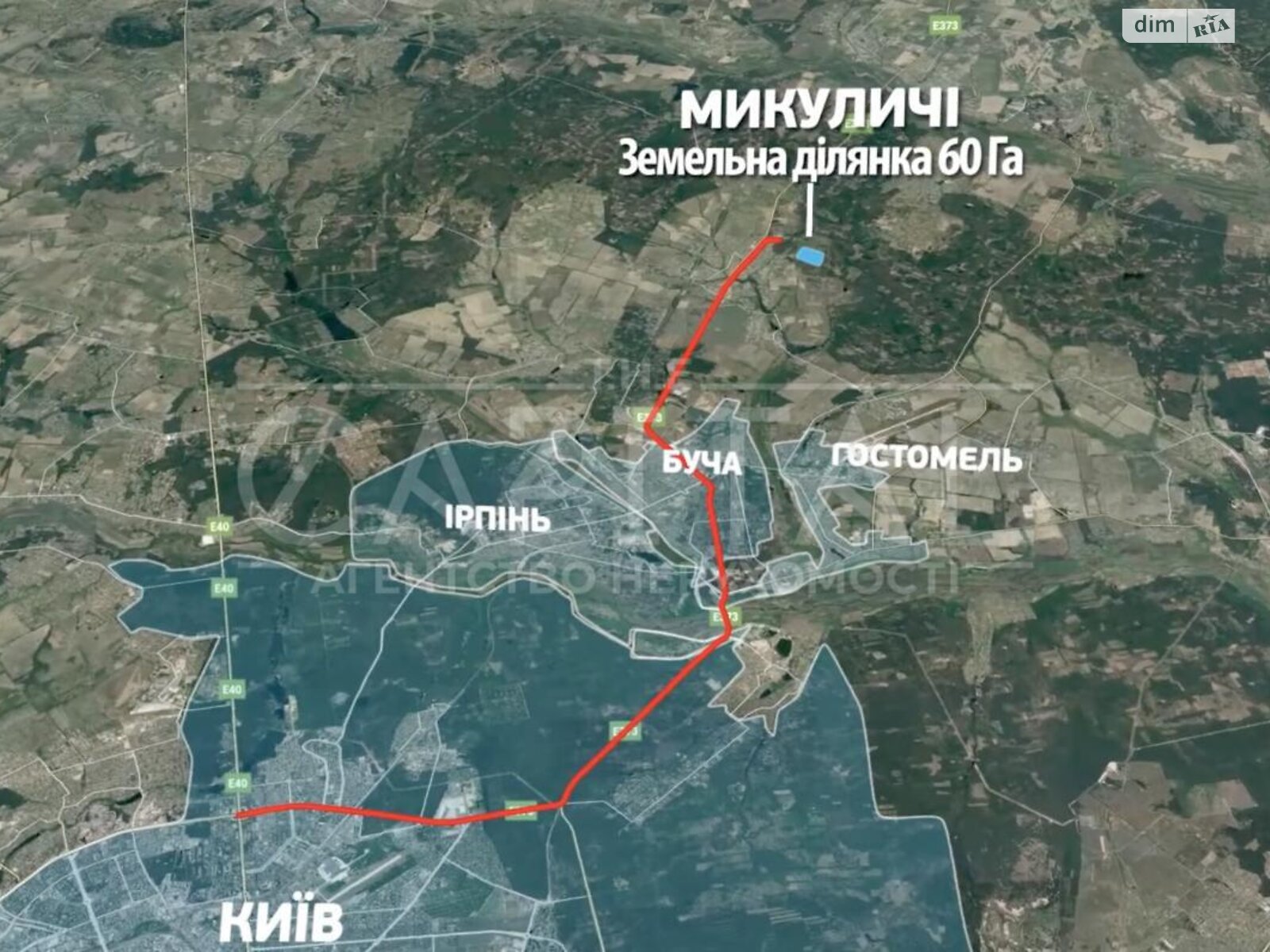 Земельный участок под жилую застройку в Микуличах, площадь 6000 соток фото 1 Земельный участок под жилую застройку в Микуличах, площадь 6000 соток фото 1
