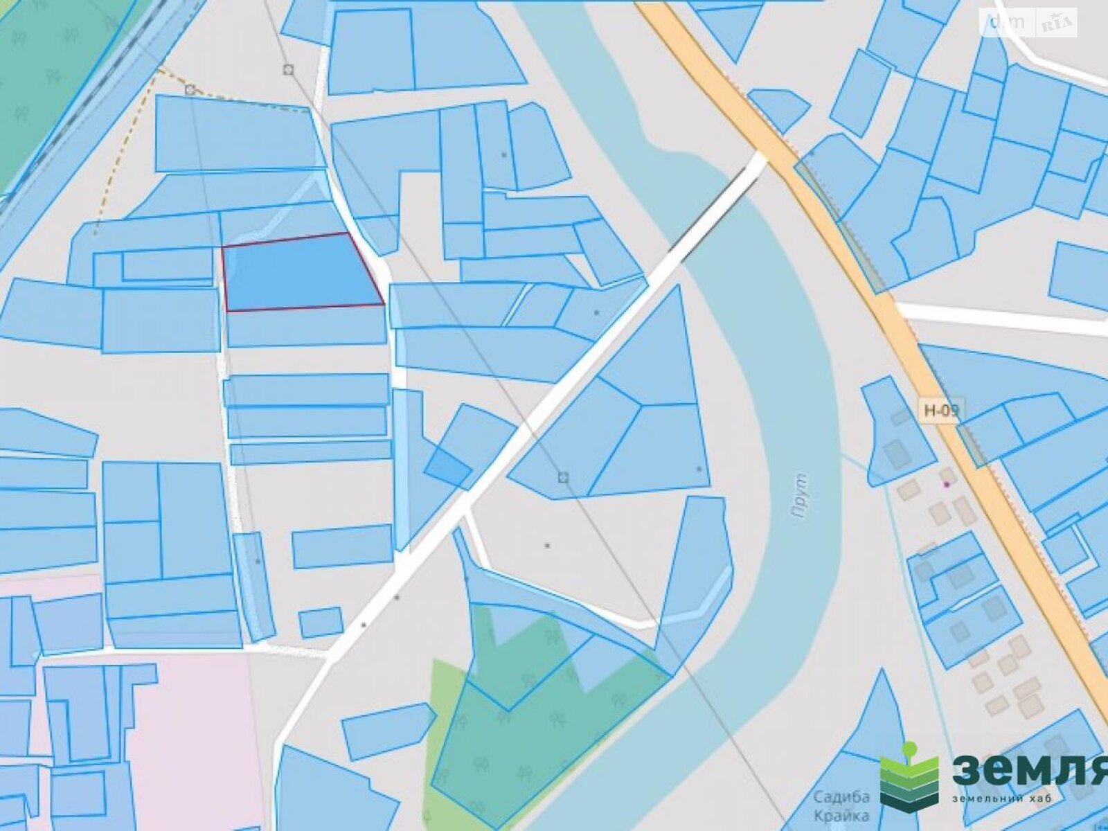 Земельный участок под жилую застройку в Микуличине, площадь 29.8 сотки фото 1 Земельный участок под жилую застройку в Микуличине, площадь 29.8 сотки фото 1