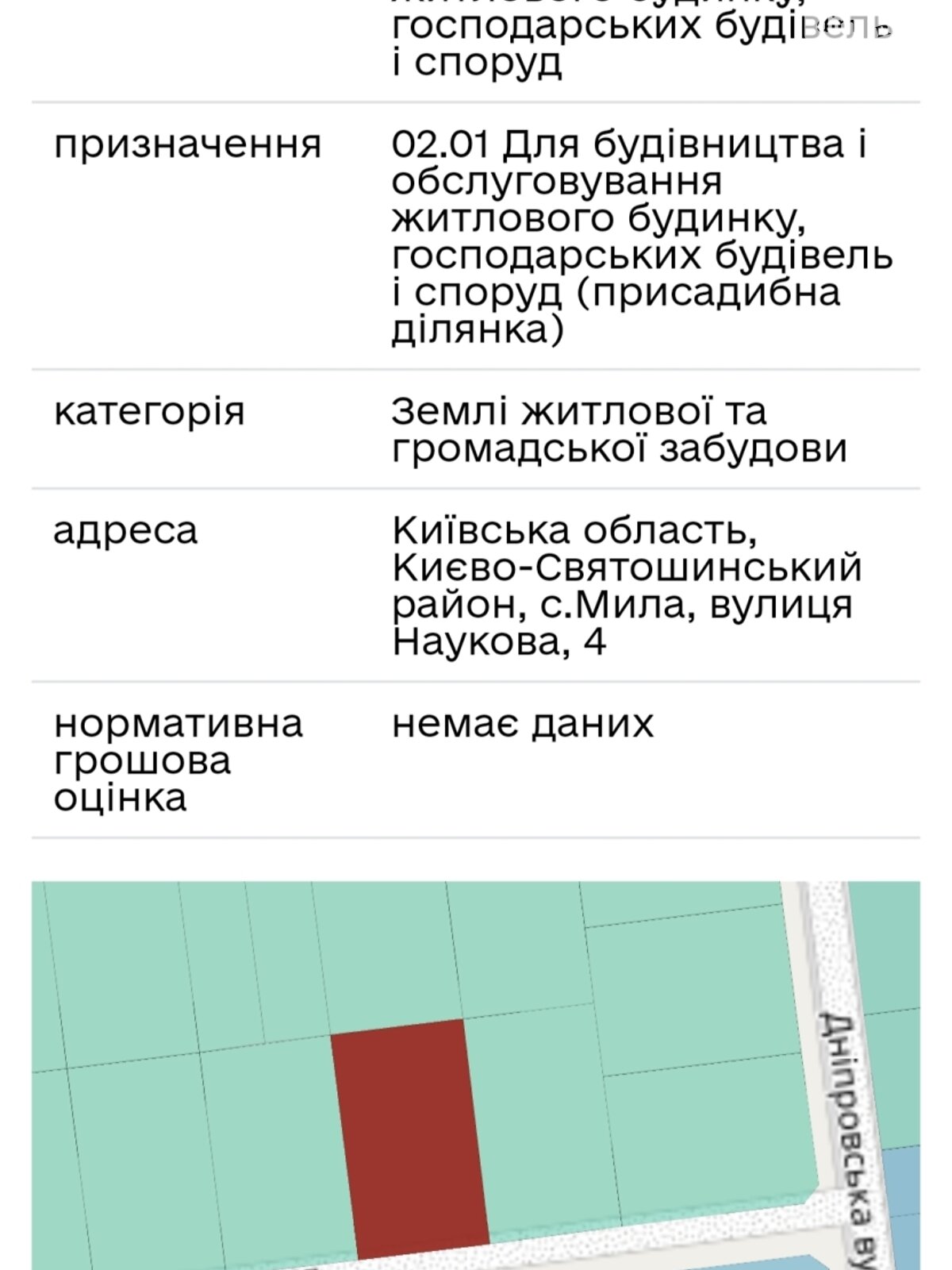 Земельный участок под жилую застройку в Милой, площадь 17 соток фото 1