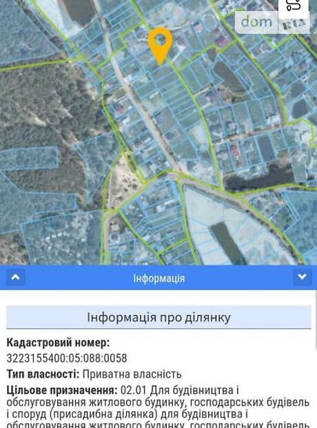 Земля под жилую застройку в селе Козин, площадь 9 соток фото 1 Земля под жилую застройку в селе Козин, площадь 9 соток фото 1