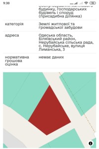 Земельна ділянка під житлову забудову в Нерубайське, площа 7.5 сотки фото 2